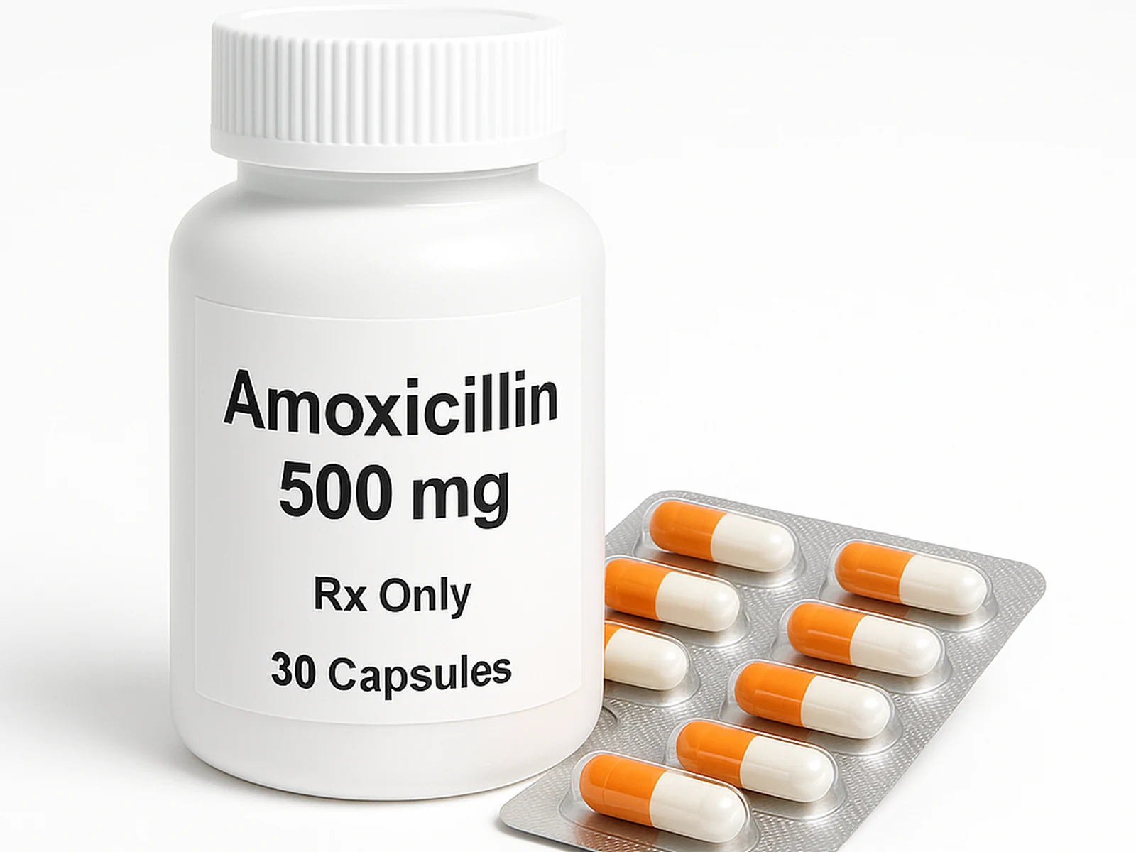 Amoxicillin 500 mg (Rx Only) product image